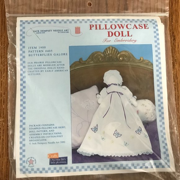 2 new needlepoint projects - pillowcase dress, pillowcase doll New in packages - Picture 7 of 11